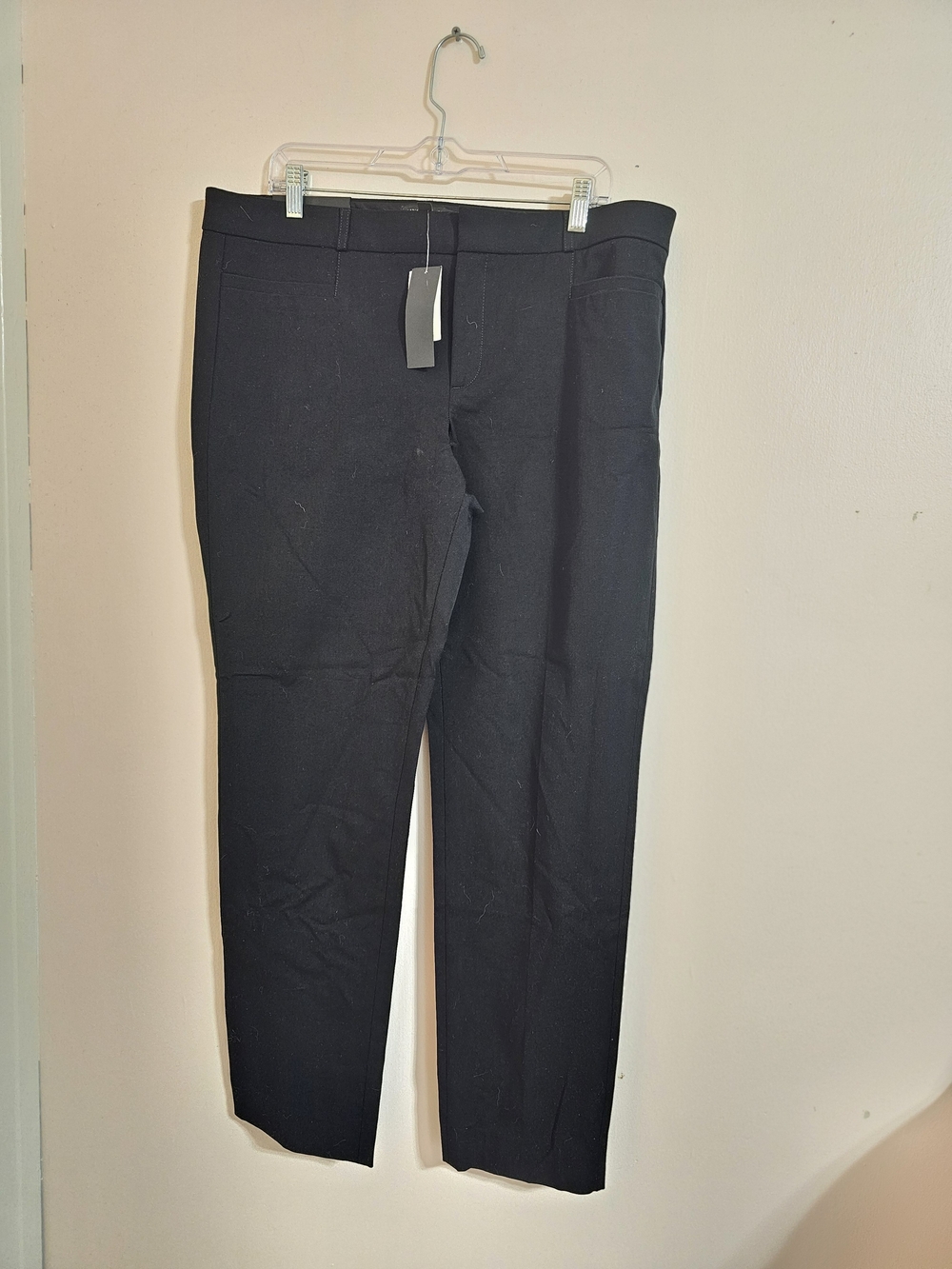 Banana Republic Sz 16L "Sloan" Black Dress Pants